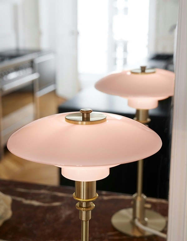 PH 2/1 Pale Rose Brass Table